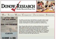 Desktop Screenshot of donowresearch.com